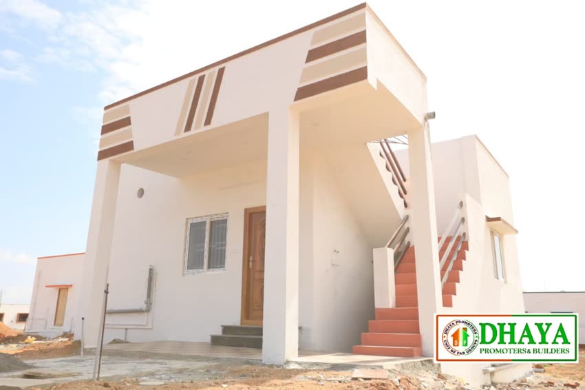 Completed home exterior