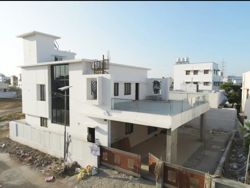 Modern completed home