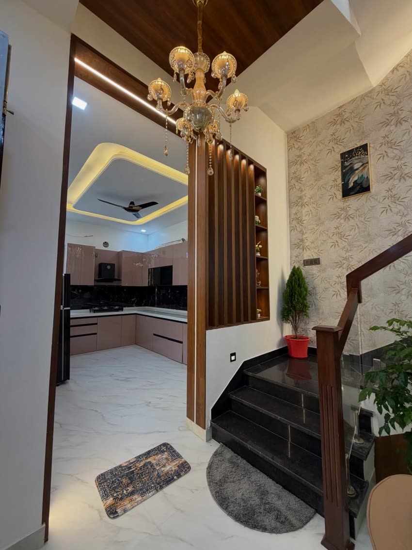 Designer kitchen & staircase